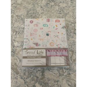 Trend Labs Alphabet Cakes Window Valance